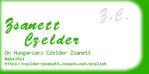 zsanett czelder business card